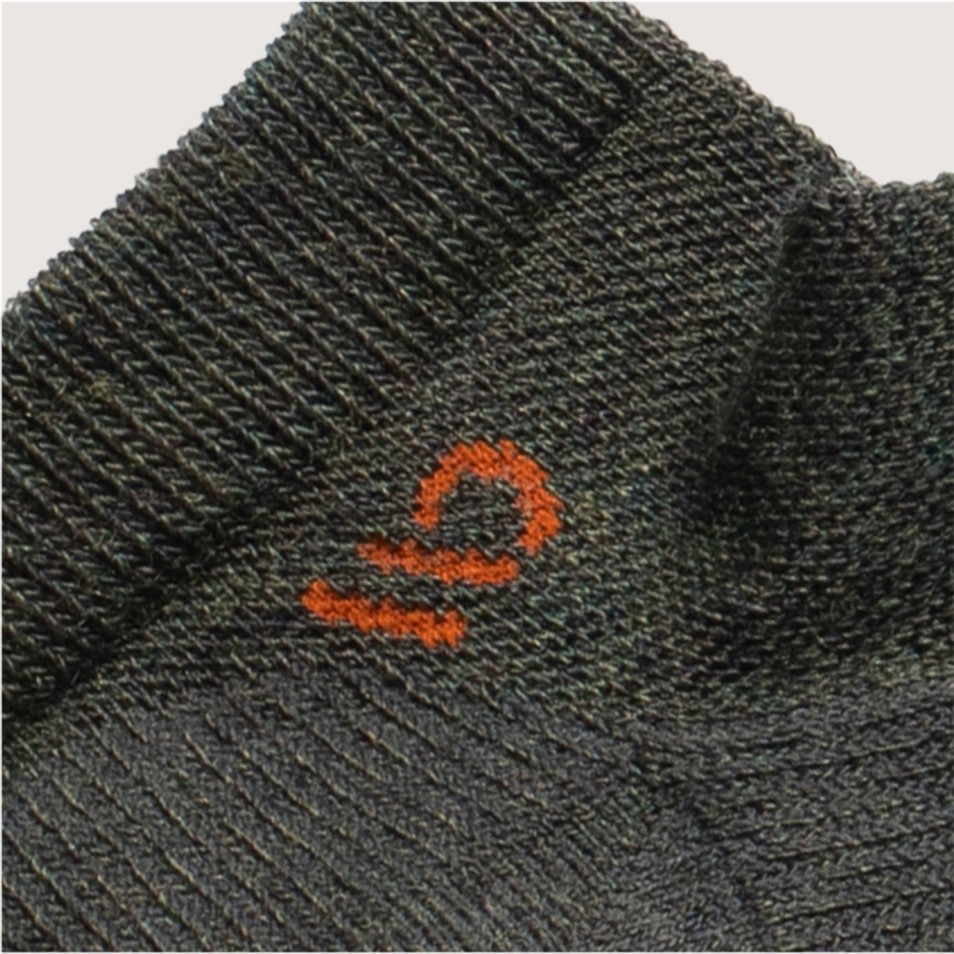 Detail image of Forest, featuring an orange logo and forest body --Black/Denim/Forest