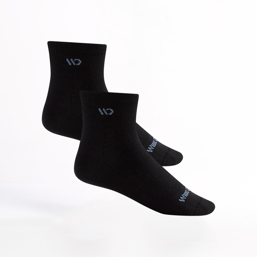 Bundle images of two black 9515 Quarter socks 