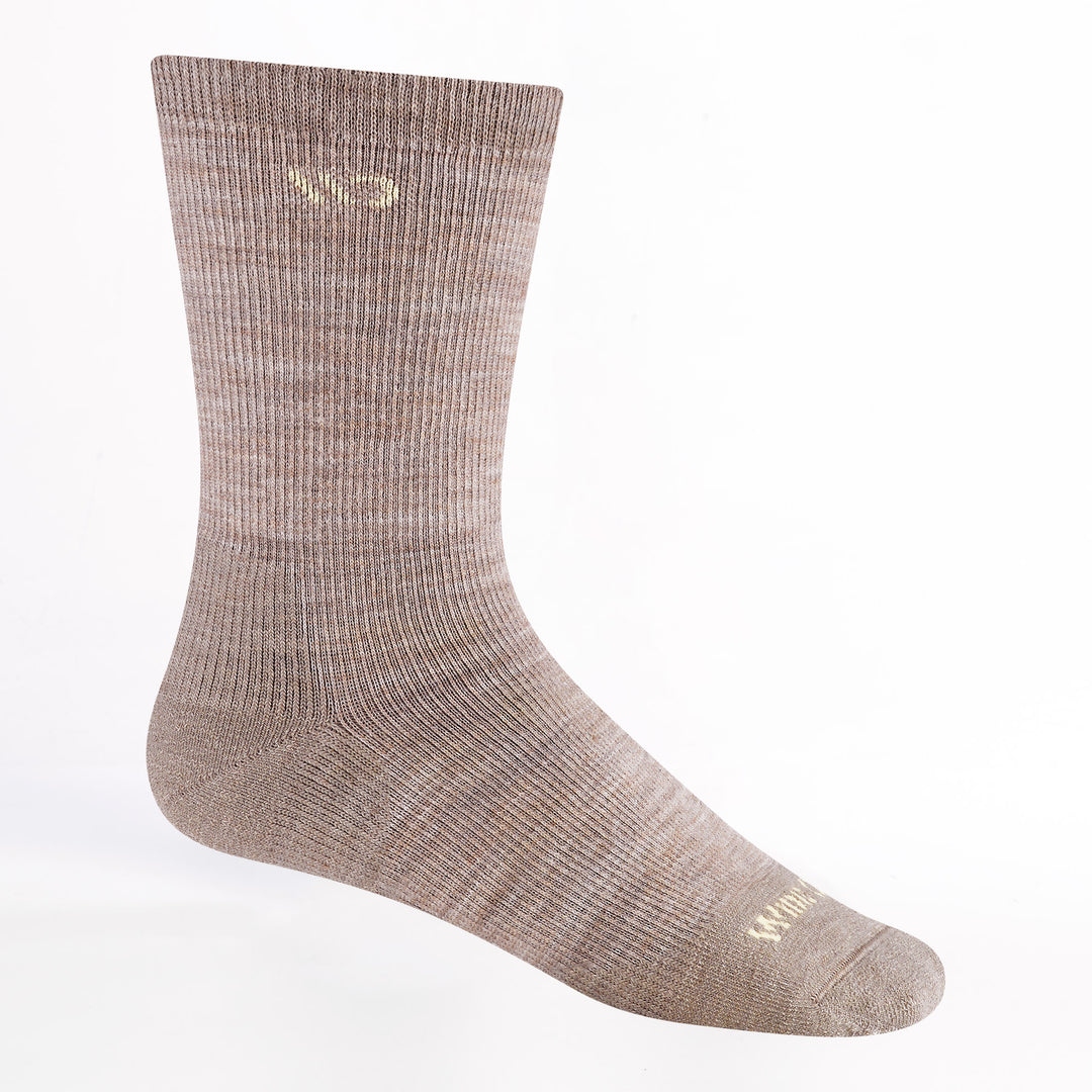 profile image of the 9504 solid cushioned crew in rye colorway